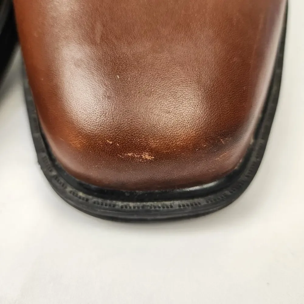 Dr. Comfort Joseph 7130 Mens 15W Diabetic Brown Strap (Hook & Loop) Shoes EUC